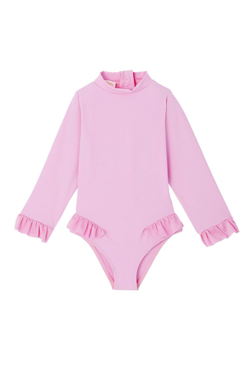 Baby girl s anti UV swimsuit UPF50