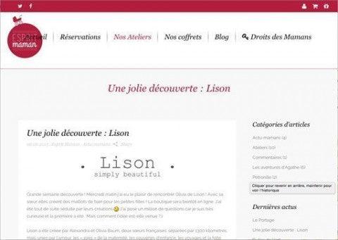 Esprit Maman - Lison Paris