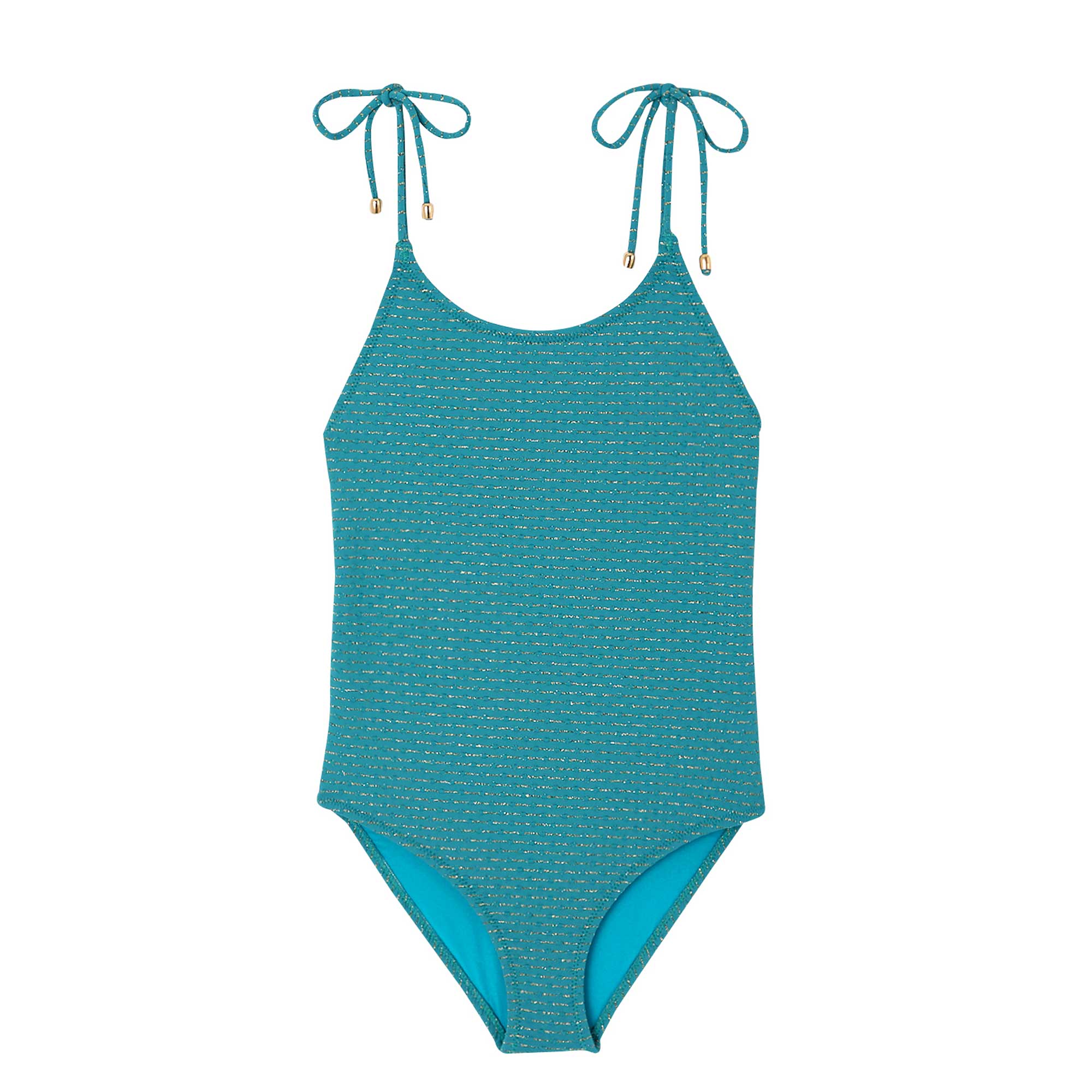 One piece swimsuit emerald/ gold