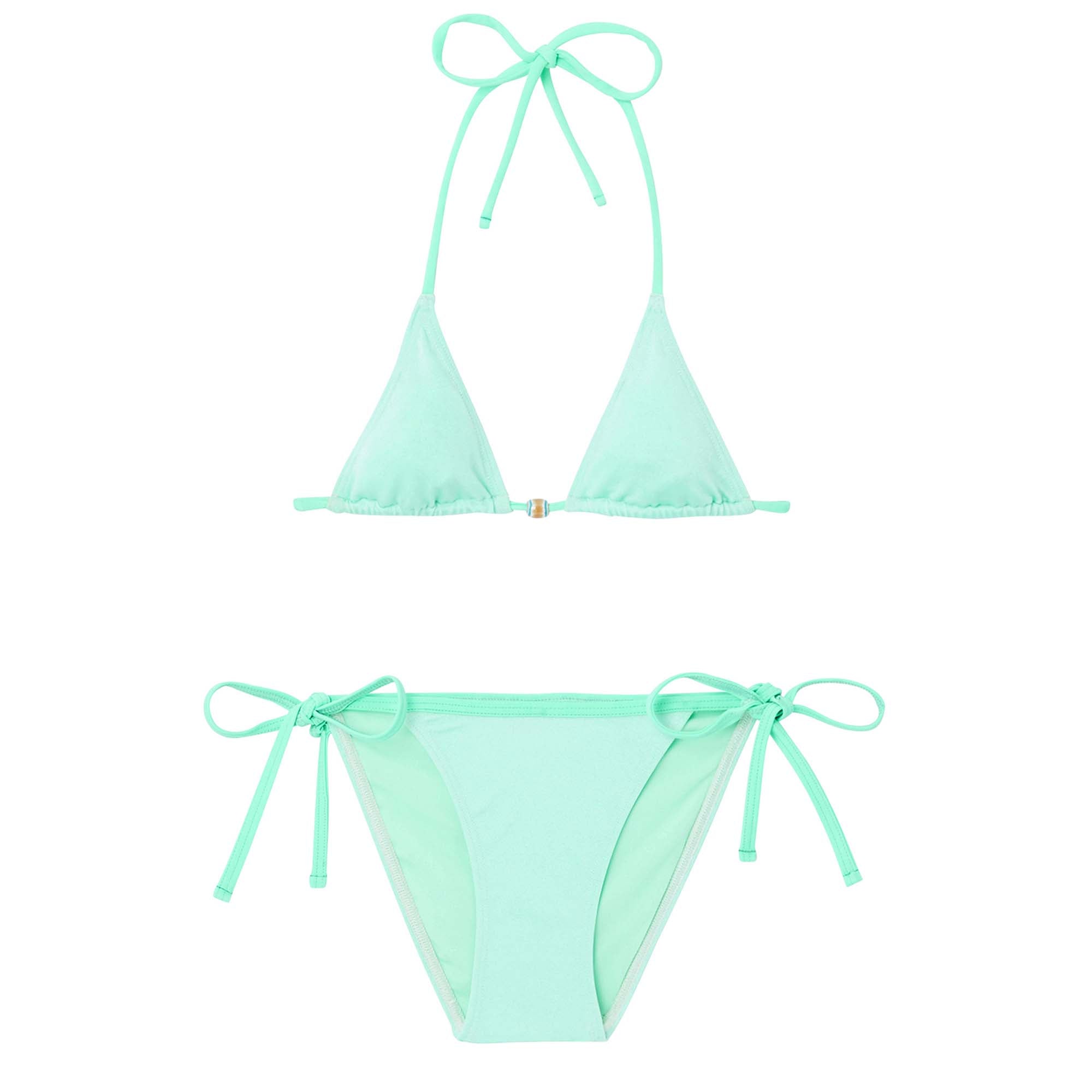 Bikini triangle filles, vert aqua | BERMUDES 2P