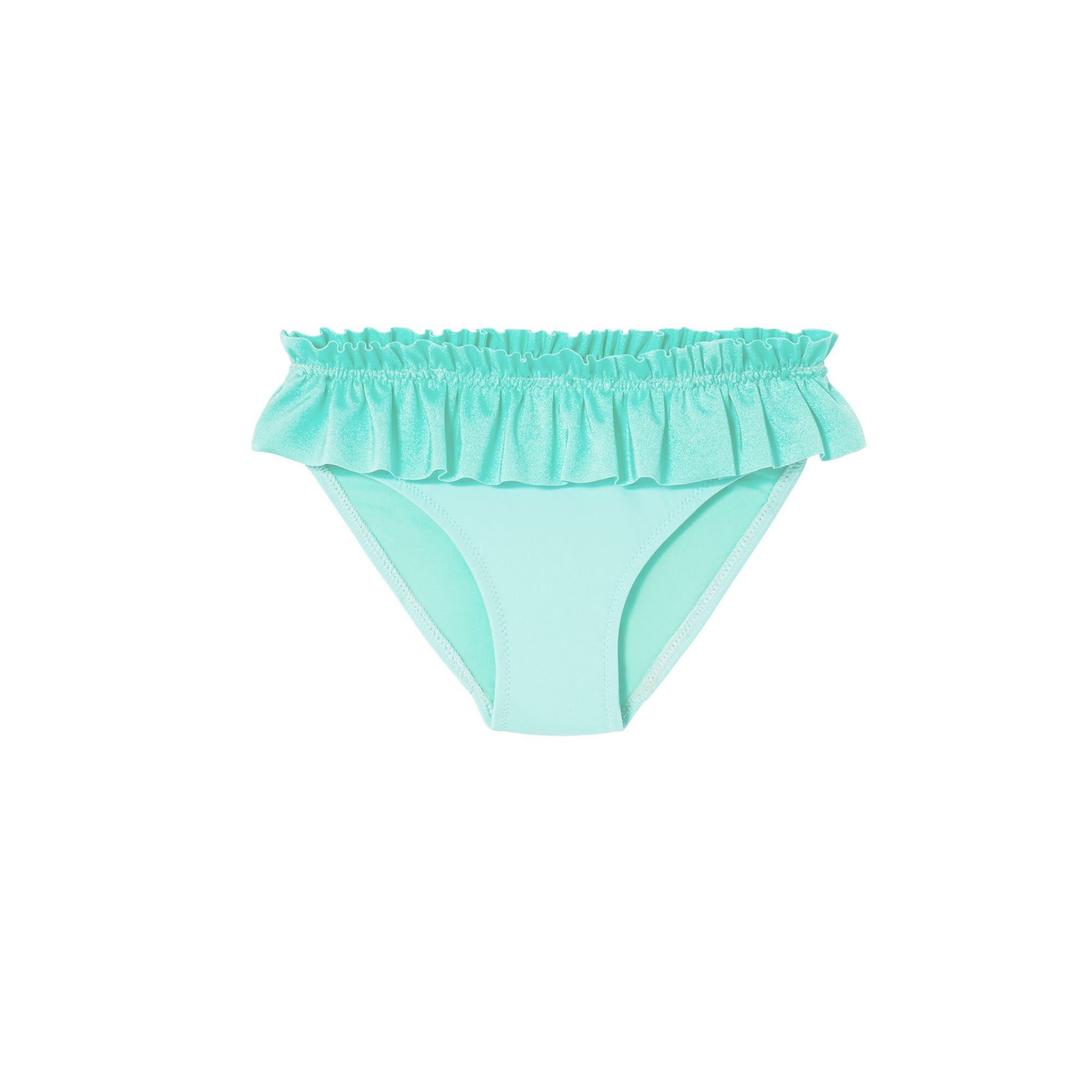 baby girl anti-UV UPF50+ swim panty, aqua