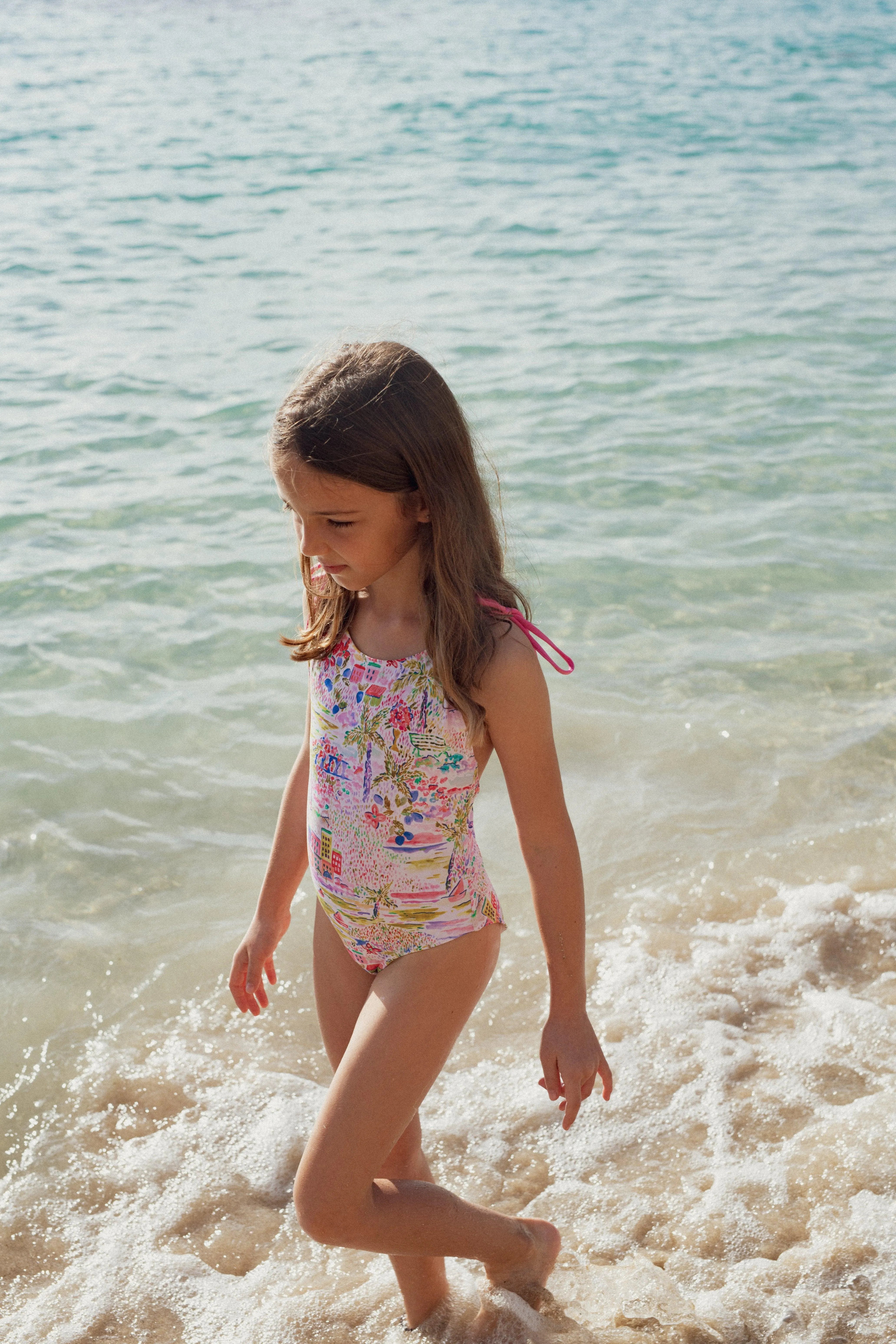 Children s swimsuit UV protection and eco friendly swimwear