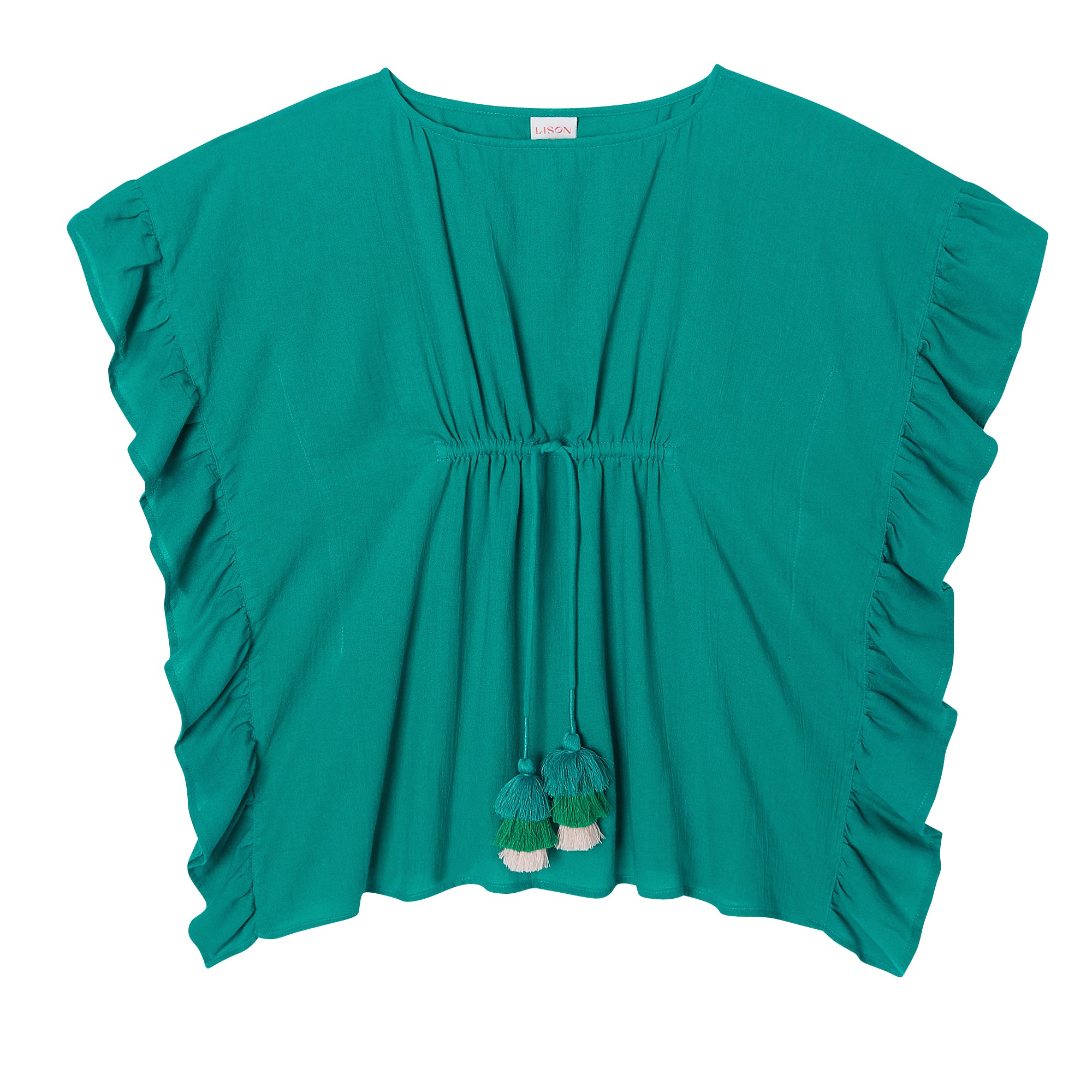 Girls' coverup, emerald | LEA