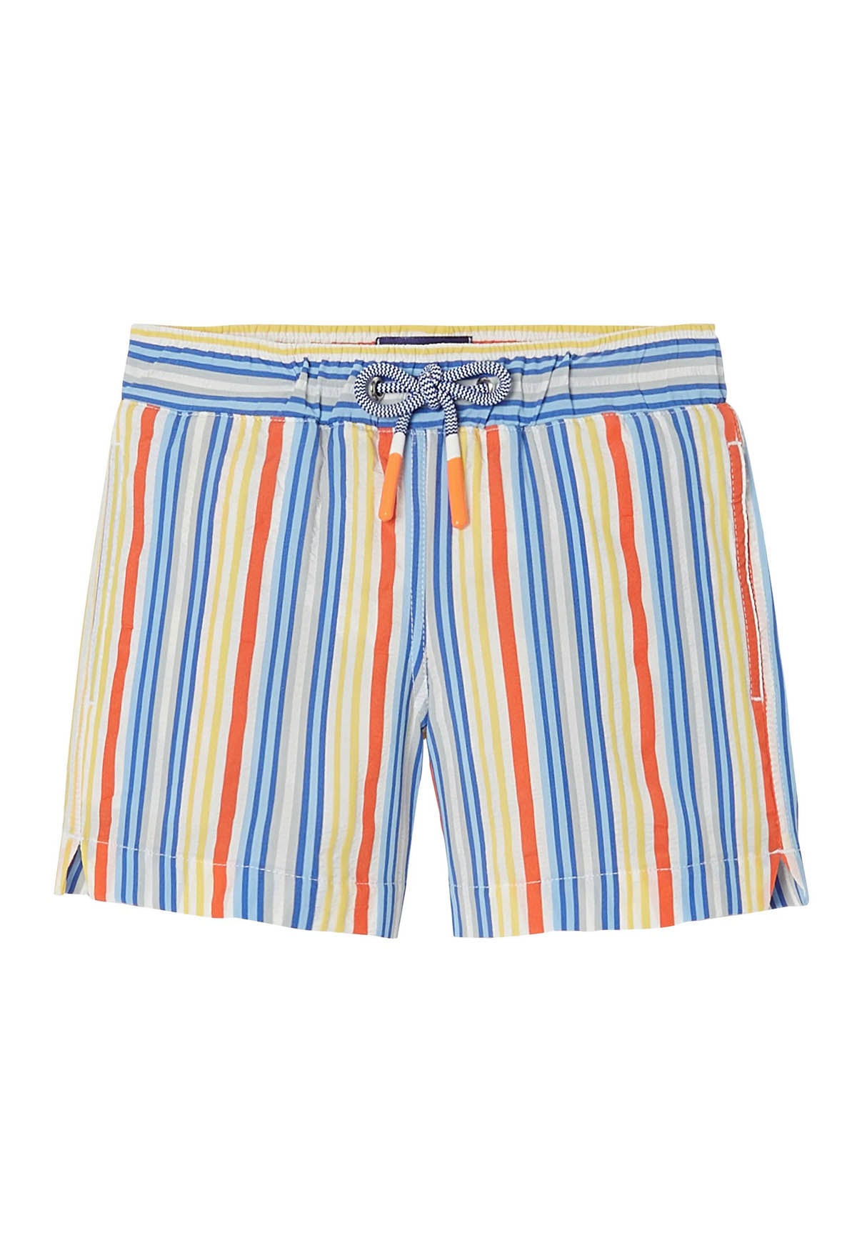 Short de bain garçon, rayures multicolores | NAPOLI