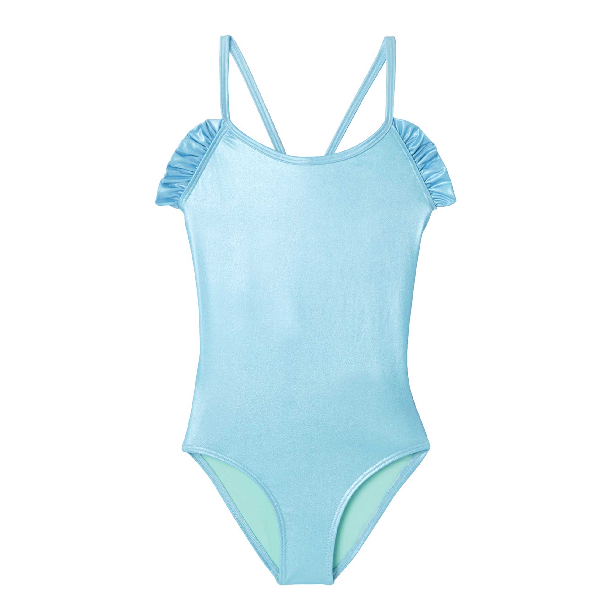 Maillot de bain une pièce fille aqua iridescent