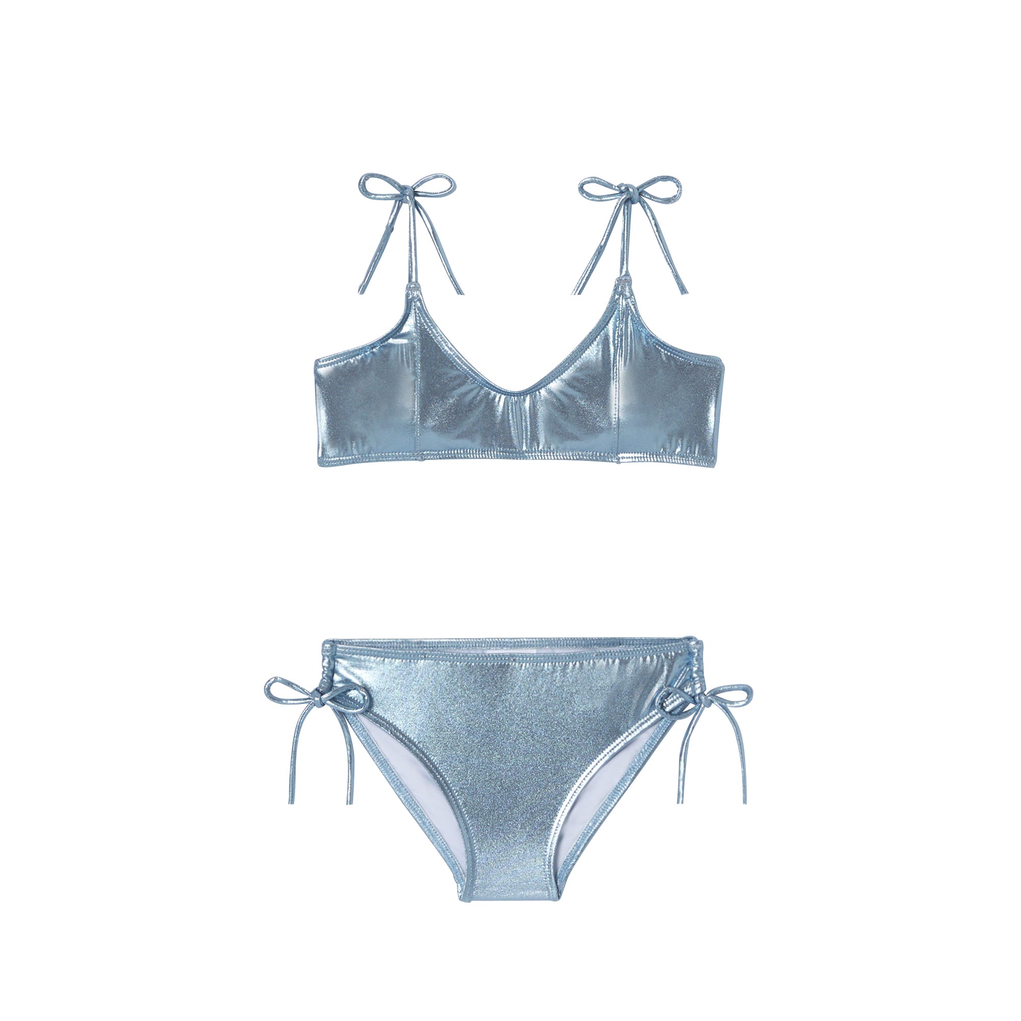 Girls' two-piece swimsuit, iridescent sky | SORBET 2P