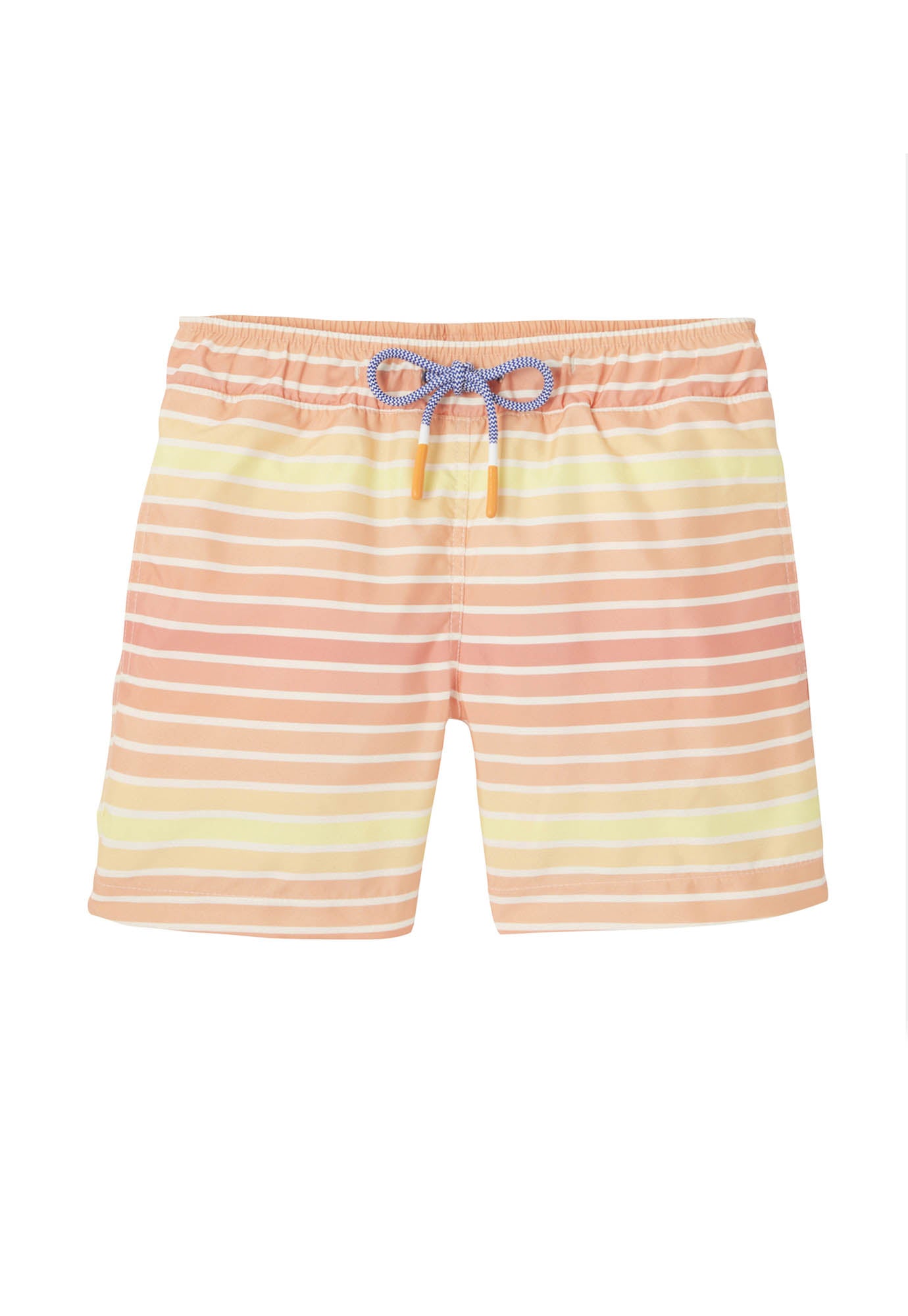 Short de bain garçon rayures orange | SUNRISE